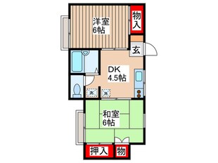 シャトーしらゆりの物件間取画像